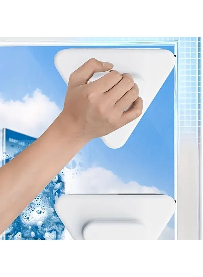 ممسحة النوافذ المغناطيسية البيضاء للمنظف للمباني الشاهقة والمنازل والمكاتب والفنادق - Image 4